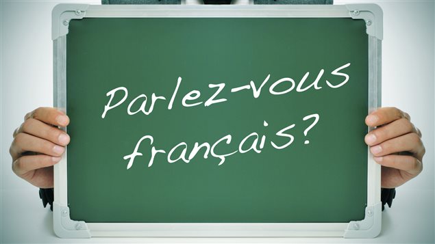 Tableau avec l’inscription Parlez-vous français?