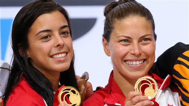 Meaghan Benfeito et Roseline Filion