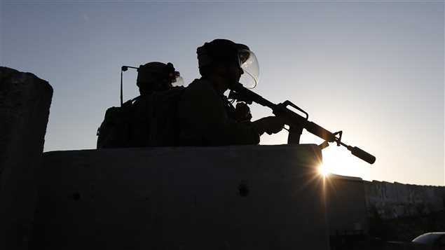 Des soldats israéliens dans le sud de la bande de Gaza, le 13 août