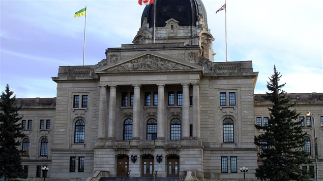 مبنى الجمعية التشريعية في ريجاينا، عاصمة مقاطعة ساسكاتشيوان في غرب كندا