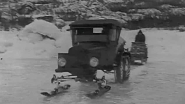 La première motoneige du Labrador, une Ford modèle T modifiée