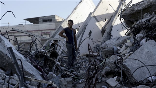 Destrucción generalizada en Gaza.