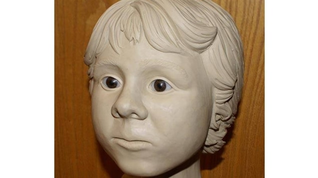 "Claude" - la reconstruction du visage d'un enfant acadien d'avant la déportation