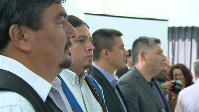 Les chefs des communautés atikamekw