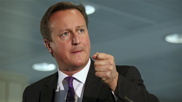 David Cameron, primer ministro de Inglaterra.  