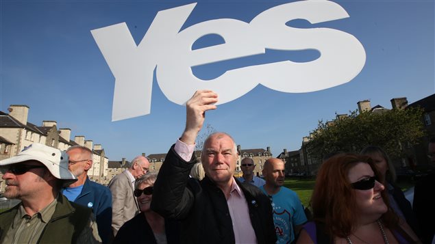 Alex Salmond, jefe de los partidarios del SÍ en Escocia.