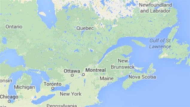 Carte Google du Canada