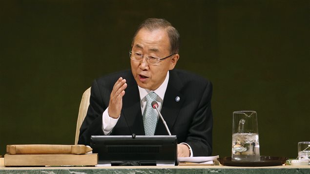 الأمين العام للأمم المتحدة بان كيمون 