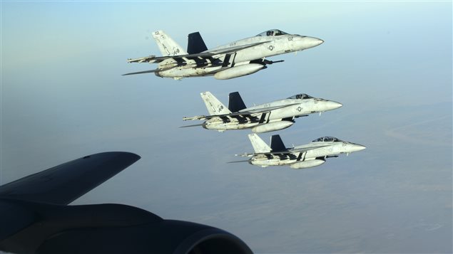 Des F-18E américains dans le nord de l'Irak. 