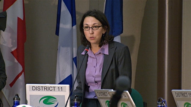 La conseillère municipale du district de Pointe-Gatineau, à Gatineau, Myriam Nadeau (2014-09-23) La conseillère municipale du district de Pointe-Gatineau, à Gatineau, Myriam Nadeau (2014-09-23)