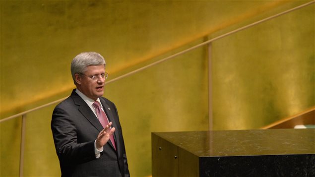 Stephen Harper devant l'Assemblée générale des Nations unies