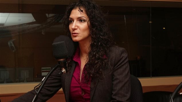 La journaliste Nadia Fezzani La journaliste Nadia Fezzani
