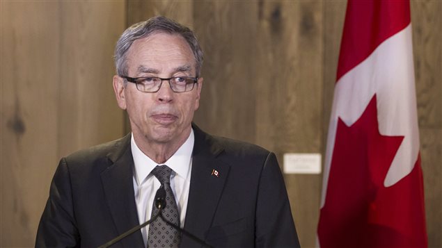 Le ministre fédéral des finances Joe Oliver.