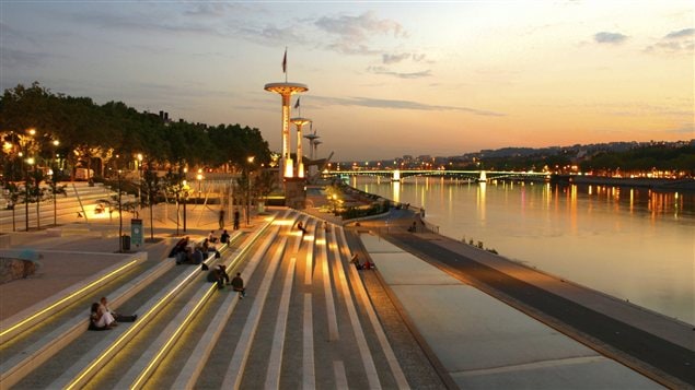 Les quais du Rhône à Lyon Les quais du Rhône à Lyon