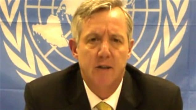 Anthony Banbury, le représentant spécial et chef de la mission de Nations unies pour la lutte contre Ebola