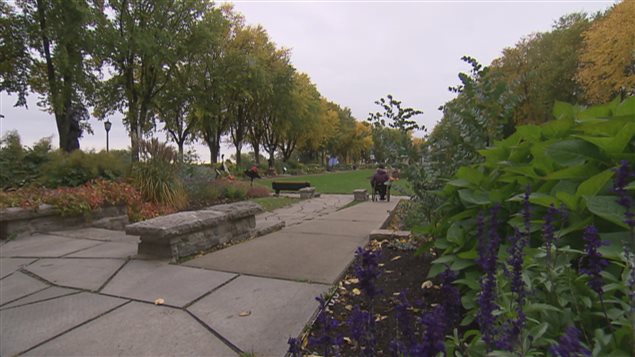 Le parc Jeanne-D'Arc sur les plaines d'Abraham à Québec Le parc Jeanne-D'Arc sur les plaines d'Abraham à Québec