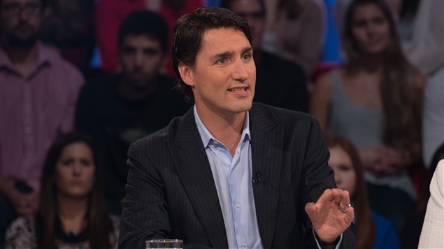 Justin Trudeau, jefe del Partido Liberal de Canadá