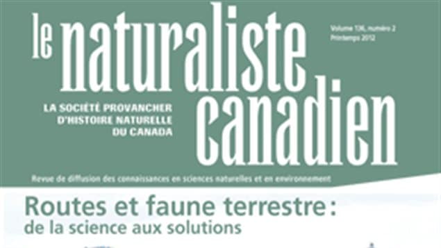 الجزء الأعلى من غلاف العدد الخاص من "لو ناتوراليست كنديان" الصادر في أيار (مايو) 2012