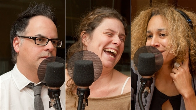 Les auteurs Stéphane Dompierre, Roxanne Bouchard et Isabelle Massé Les auteurs Stéphane Dompierre, Roxanne Bouchard et Isabelle Massé