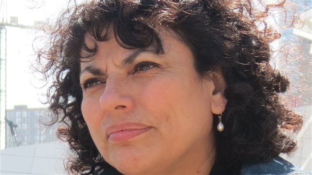 Alejandra Martínez compositora de "Palestina Encendida". 