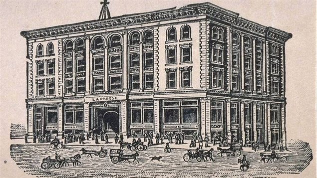 مبنى الصحيفة حوالي العام 1900