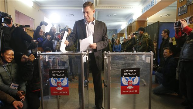 Le premier ministre de la république autodéclarée de Donetsk, Alexander Zakharchenko