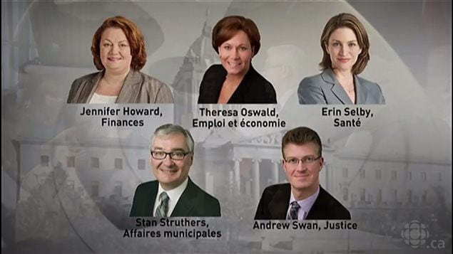 Los cinco ministros contestatarios