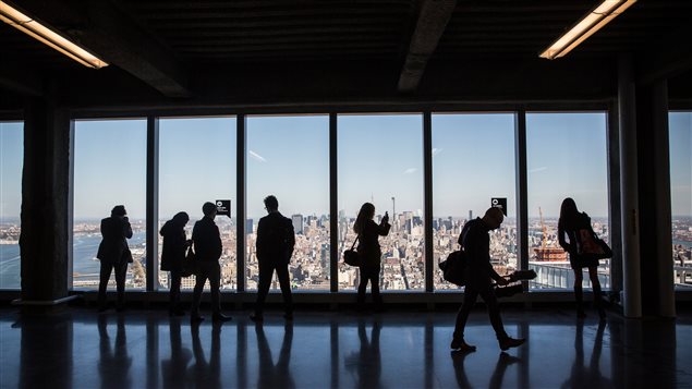 Visite du One World Trade Center, le 3 novembre 2014.