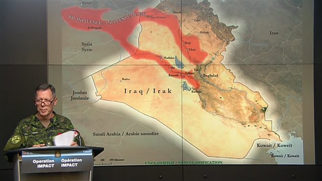 الجنرال جوناتان فانس في مؤتمره الصحافي 