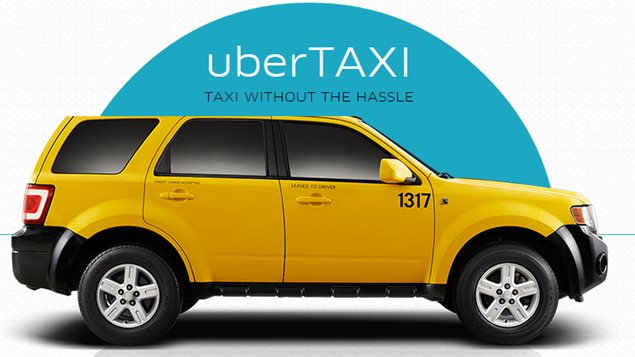 Le service de réservation de taxis Uber