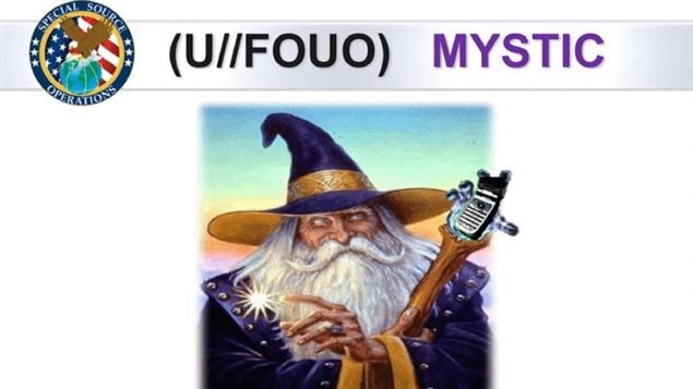 Portada de un documento sobre el programa Mystic, creado en 2009, obtenido por el Washington Post