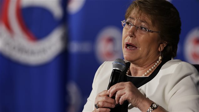 La presidenta de Chile, Michelle Bachelet. 