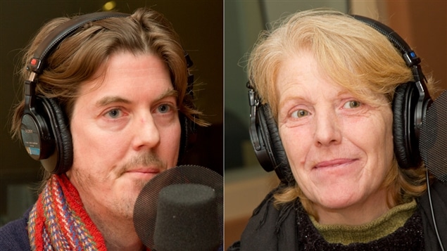 Le cinéaste Steve Patry et l'ex-détenue Brigide Le cinéaste Steve Patry et l'ex-détenue Brigide