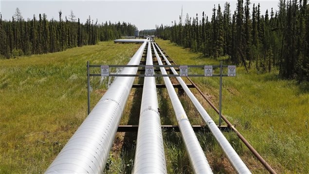 Pipeline near Cold Lake, Alberta