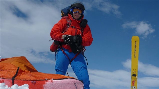 Frédéric Dion en Antarctique