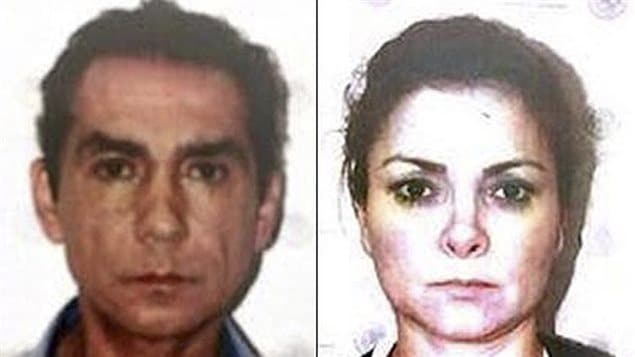 El ex alcalde de Iguala, José Luis Abarca y su esposa María de los Ángeles Pineda después de su detención en la Ciudad de México. 