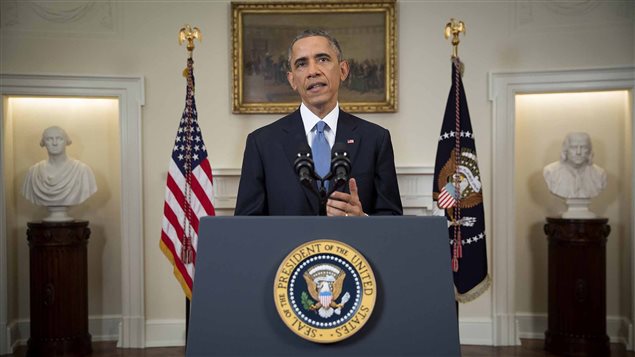 El presidente Obama anunciando la normalización de las relaciones entre Estados Unidos y Cuba