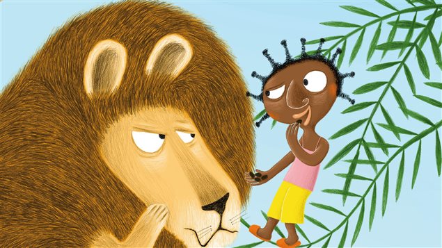 Diabou N'dao et le lion - Franck Sylvestre