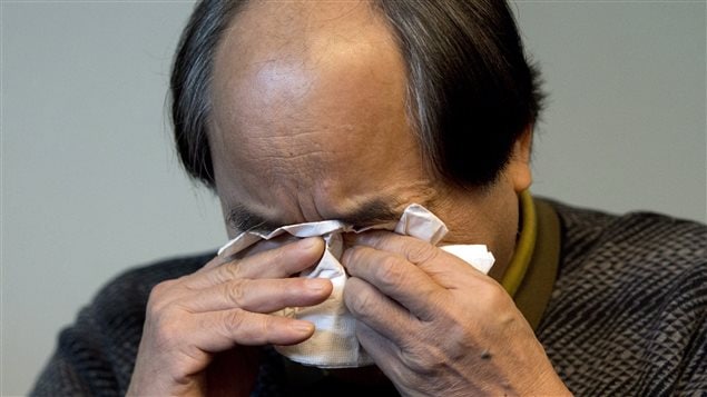 Lin Diran n'a pas pu retenir ses larmes à l'évocation de son fils.