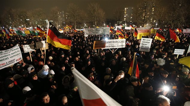 تظاهرة درسدن - ألمانيا أمس الإثنين