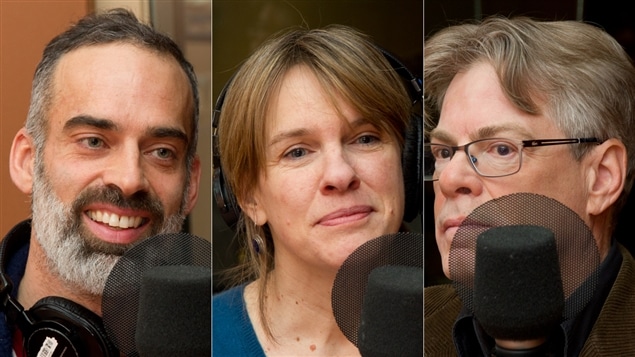 L'enseignant de méditation pleine conscience Pascal Auclair, la chroniqueuse Josée Blanchette et le psychiatre Hugues Cormier L'enseignant de méditation pleine conscience Pascal Auclair, la chroniqueuse Josée Blanchette et le psychiatre Hugues Cormier