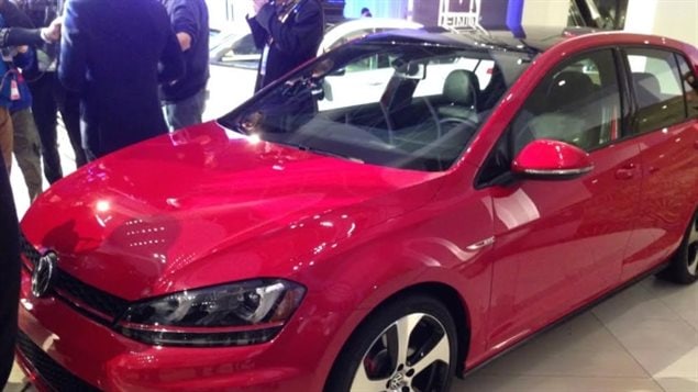 La nouvelle Golf de Volkswagen avait été couronnée voiture de l'année au Salon de l'auto de Détroit.