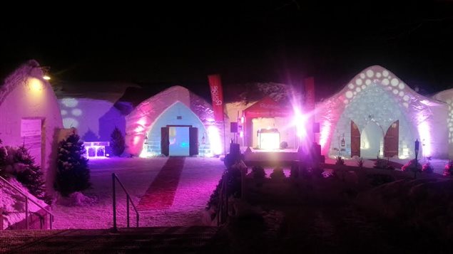 Vue d’ensemble de l’Hôtel de glace