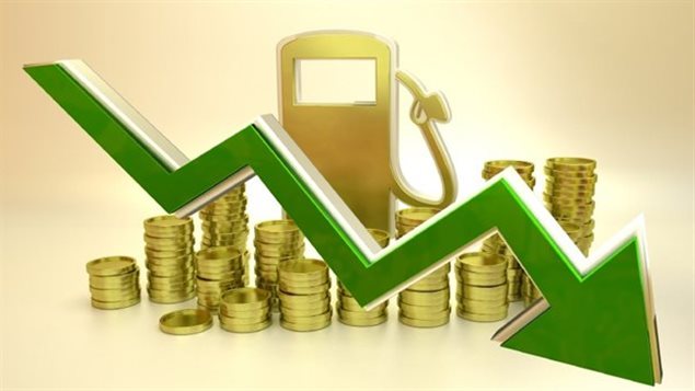 Baisse du prix du pétrole