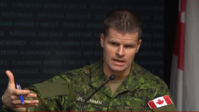 El general de brigada Michael Rouleau, comandante de las Fuerzas de Operaciones Especiales de Canadá.