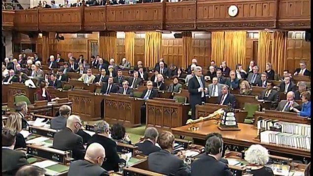 Período de preguntas en el Parlamento de Ottawa.