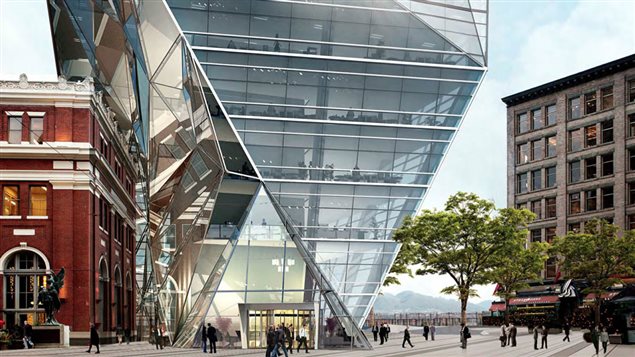 La « tour Origami », projet rejeté à Vancouver