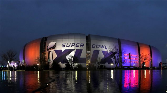 Le stade de l'Université de Phoenix pour le Super Bowl 2015 Le stade de l'Université de Phoenix pour le Super Bowl 2015
