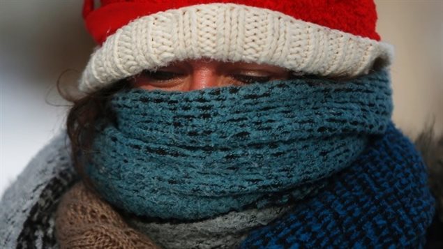 Frío extremo en las provincias atlánticas de Canadá.