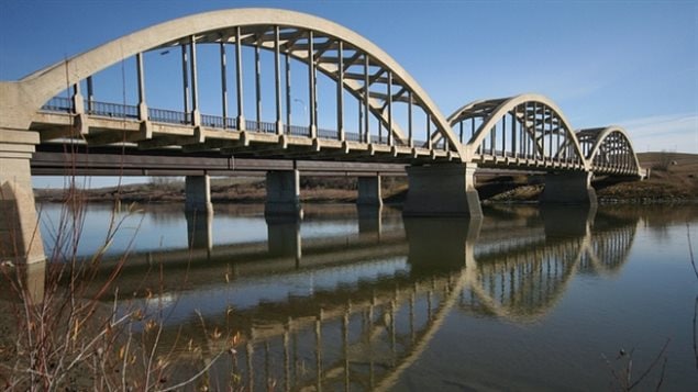 Le pont Borden, un pont à vendre en Saskatchewan